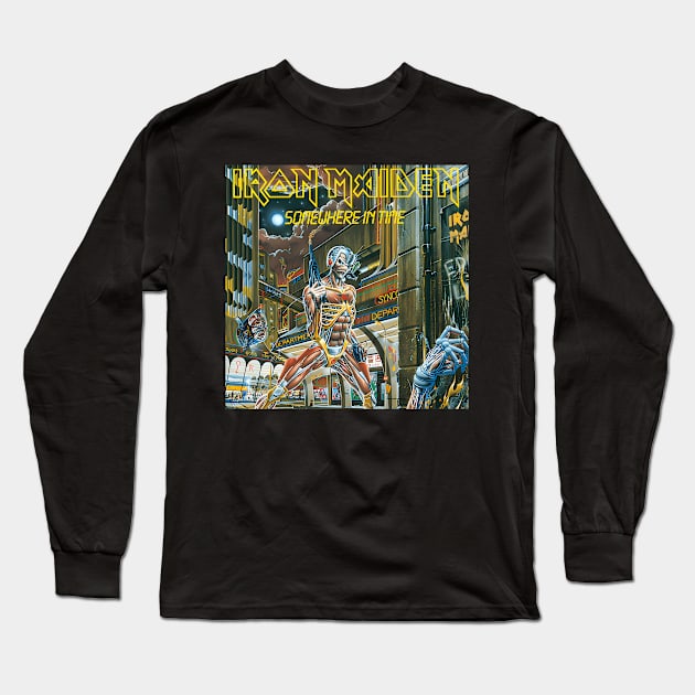 Iron Maiden Long Sleeve T-Shirt by keng-dela